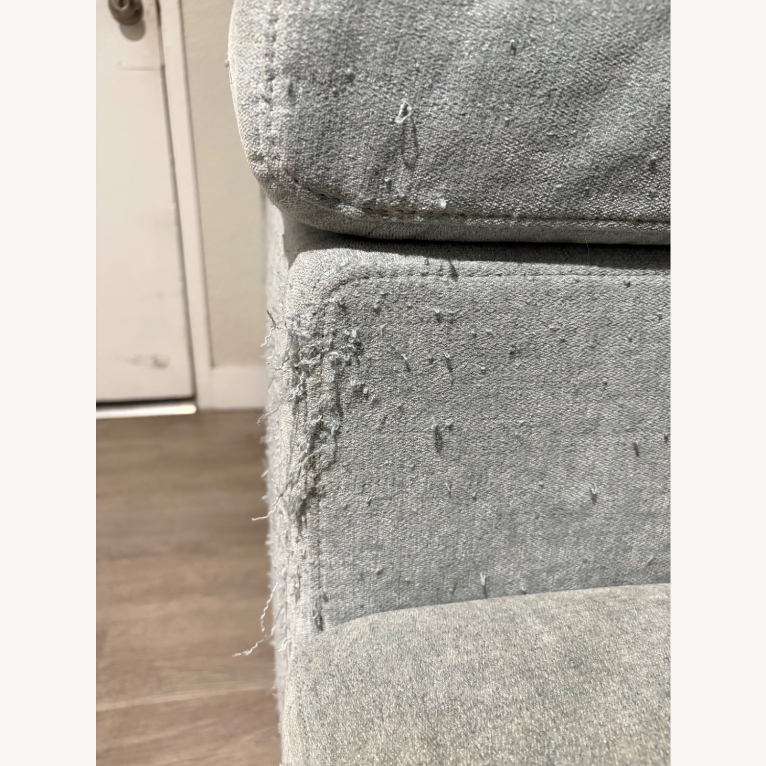 Bob's Discount Furniture Blue 2 Piece Sectional - image-3