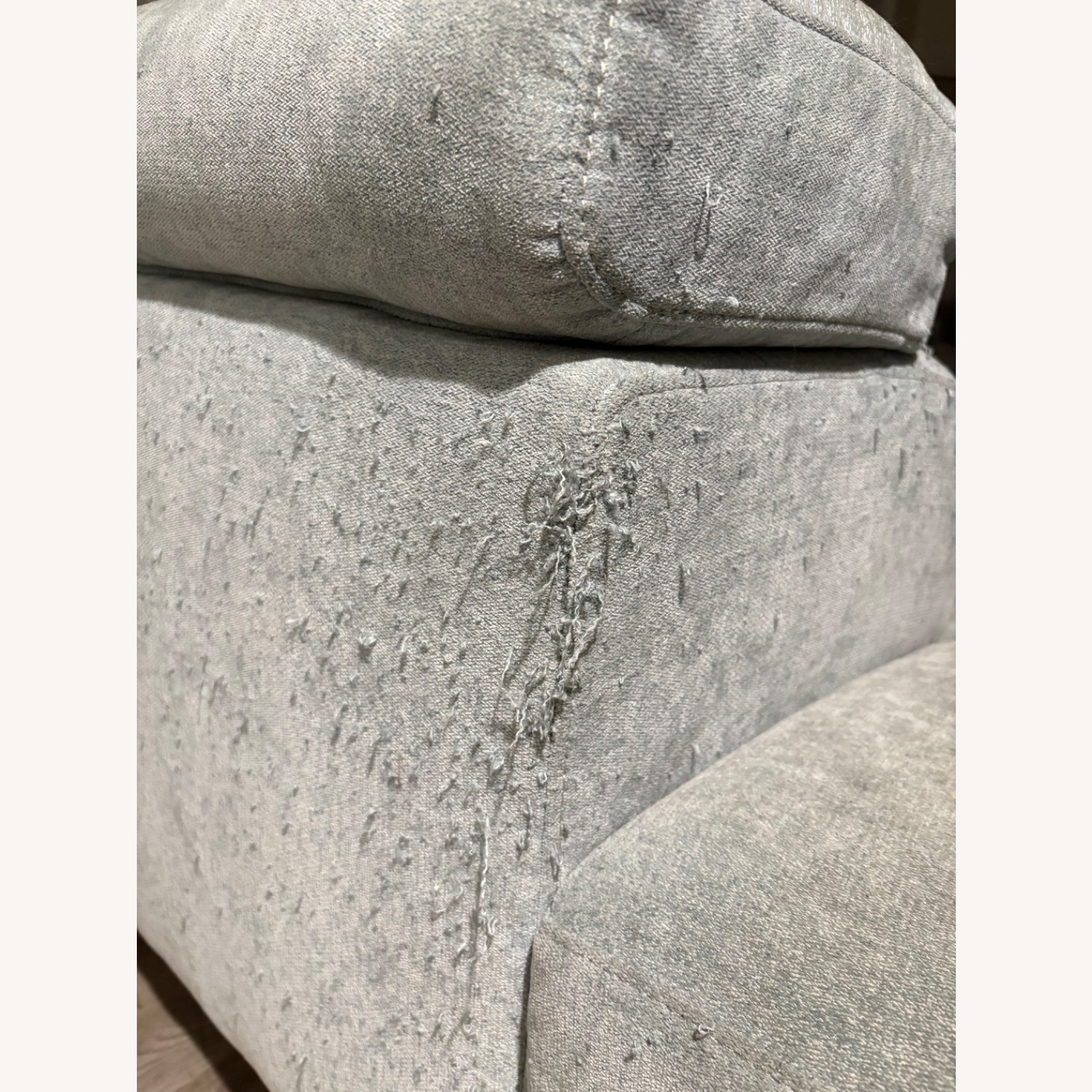 Bob's Discount Furniture Blue 2 Piece Sectional - image-4