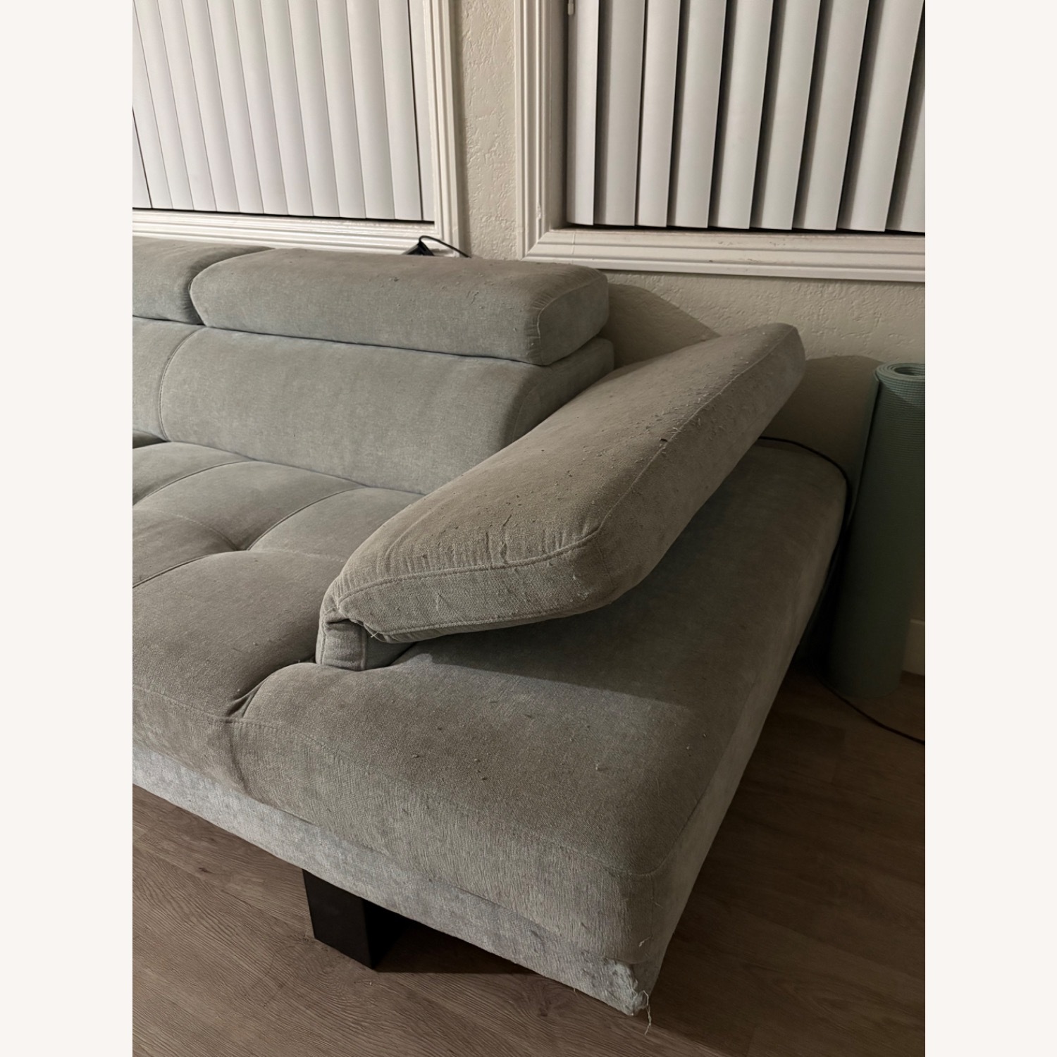 Bob's Discount Furniture Blue 2 Piece Sectional - image-7