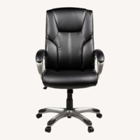 Amazon Dark Brown Faux Leather Office Chair