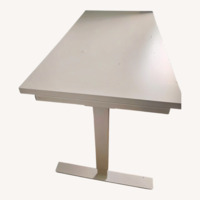 ErgoElements Standing Desk White Metal Desk