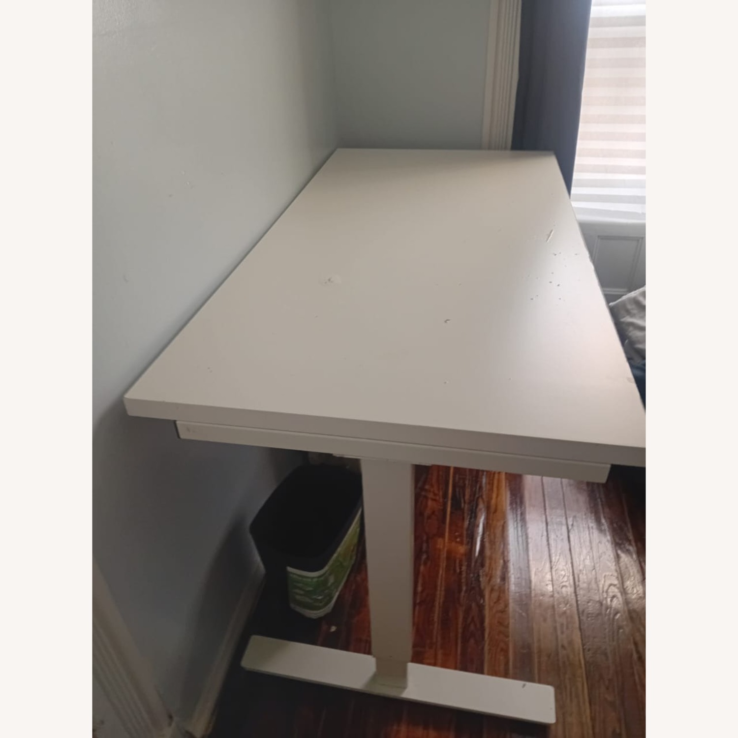 ErgoElements Standing Desk White Metal Desk - image-1