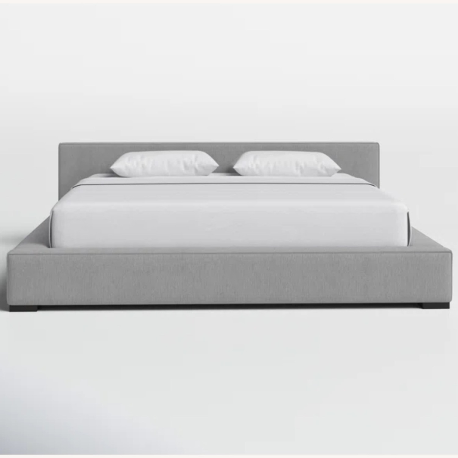 Joss & Main Sonoya Light Gray King Platform Bed  - image-1
