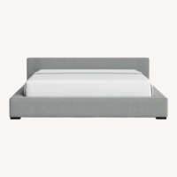 Joss & Main Sonoya Light Gray King Platform Bed 
