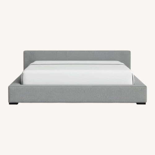 Used Joss & Main Sonoya Light Gray King Platform Bed  for sale on AptDeco