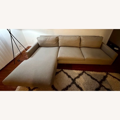 Used Room & Board Dark Gray Fabric 3+ Piece Sectional for sale on AptDeco