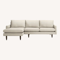 Room & Board Dark Gray Fabric 3+ Piece Sectional