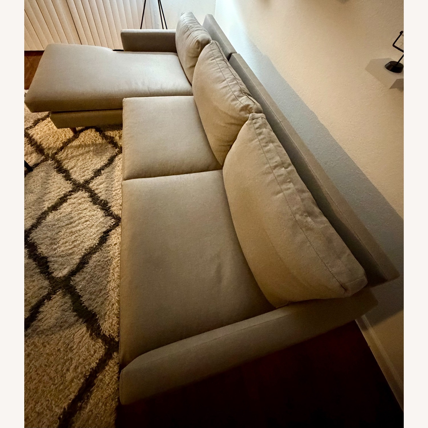 Room & Board Dark Gray Fabric 3+ Piece Sectional - image-2