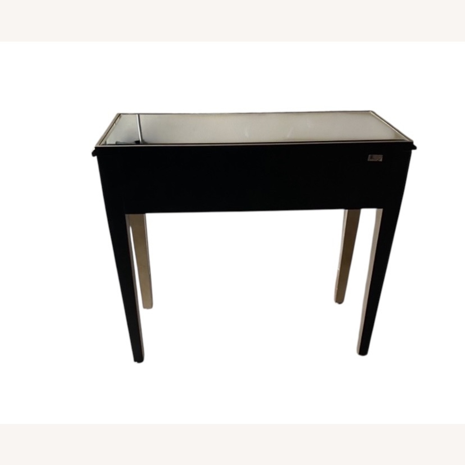 Pier 1 Imports Silver Mirrored Vanity Desk - image-5