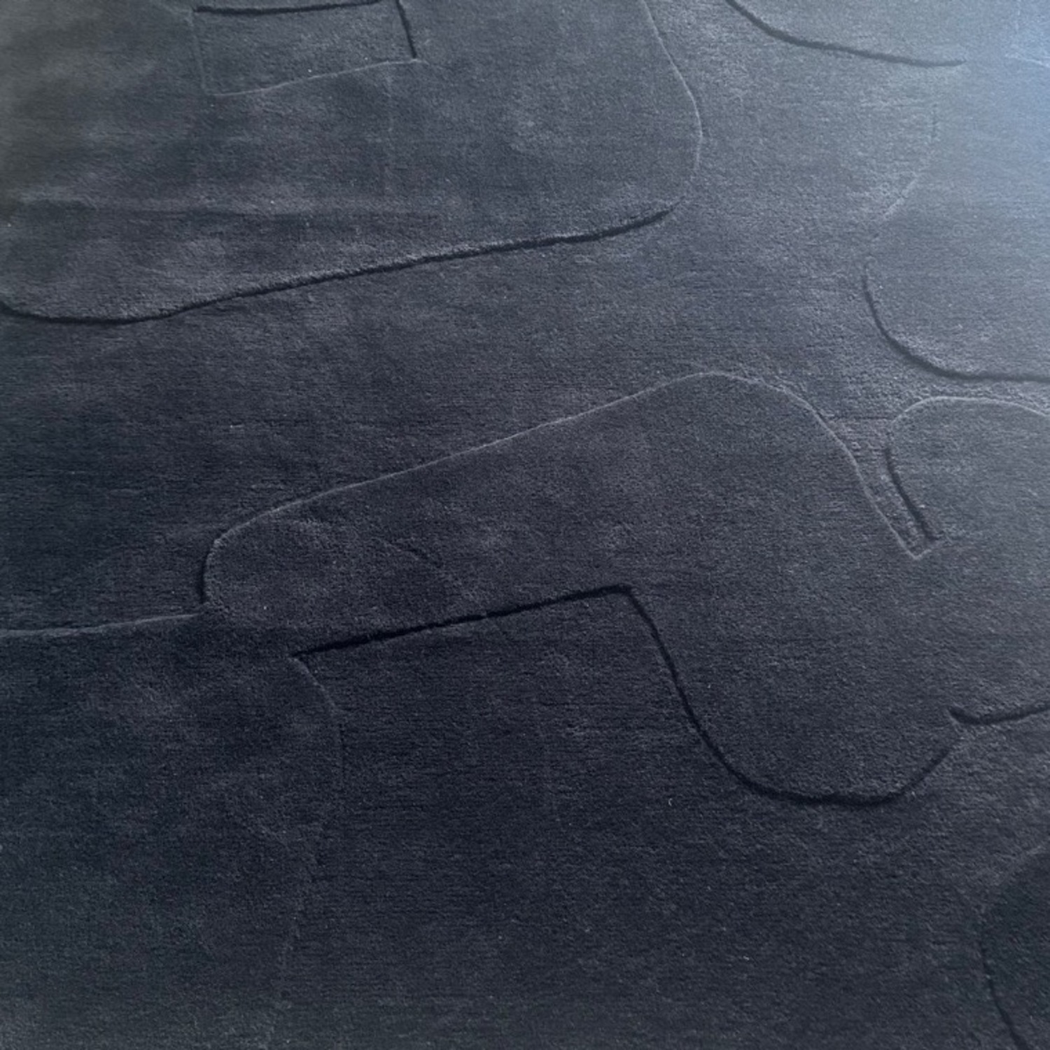 COCOCO Home Black Wool Area Rug 5' x 8' - image-5