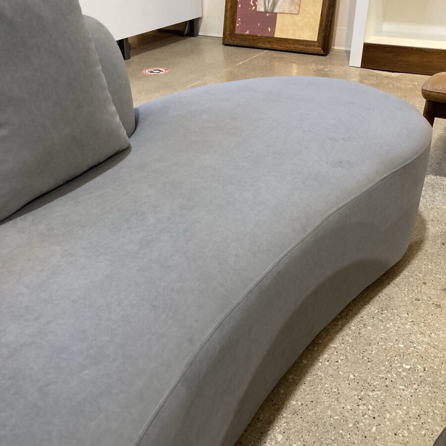 US Pride Furniture Harcane Armless Half-Moon Sofa - image-5
