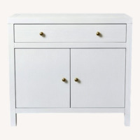 Nora 1-Drawer W Lower Cabinet Nightstand