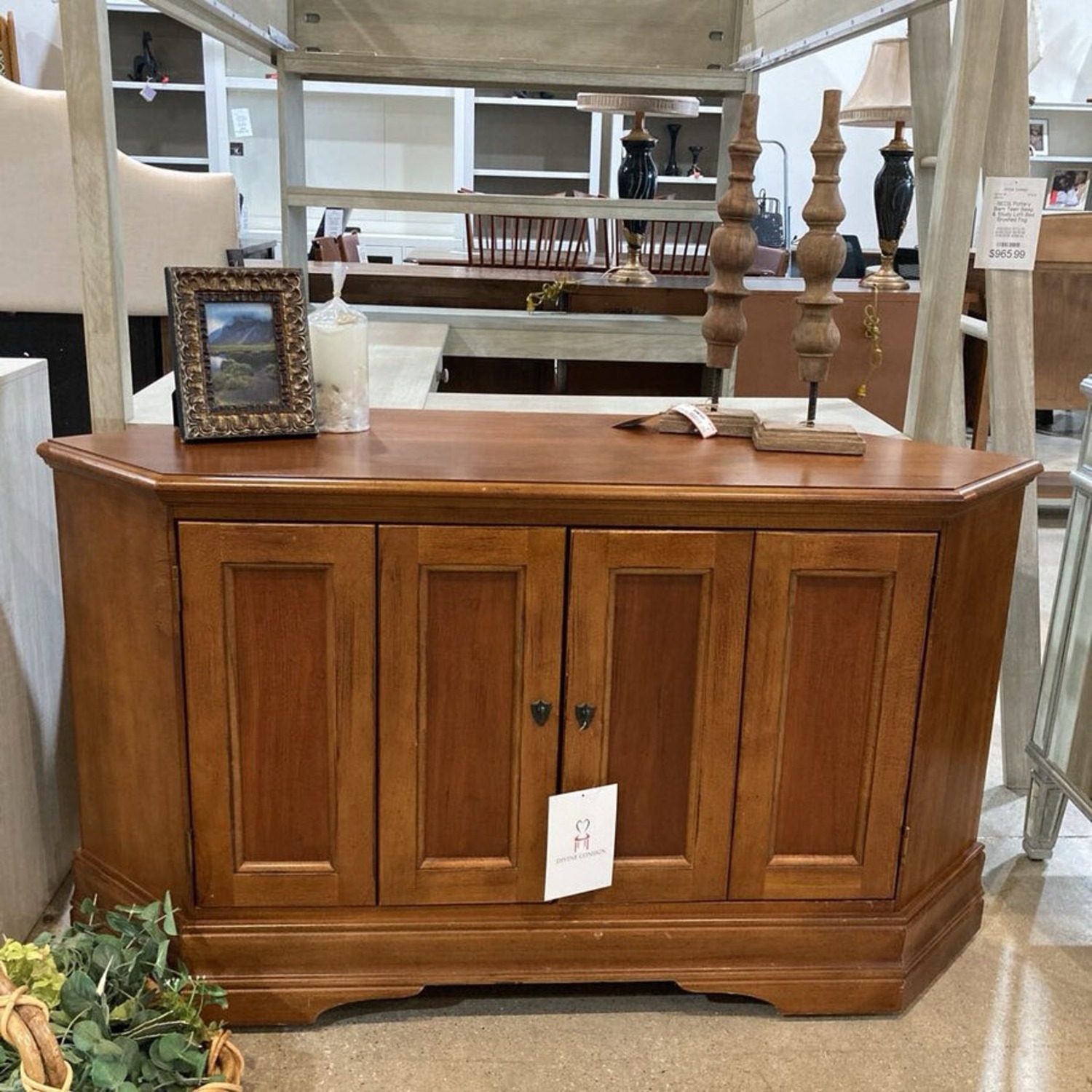 Hooker Furniture Wood Corner Stand Media Console - image-3