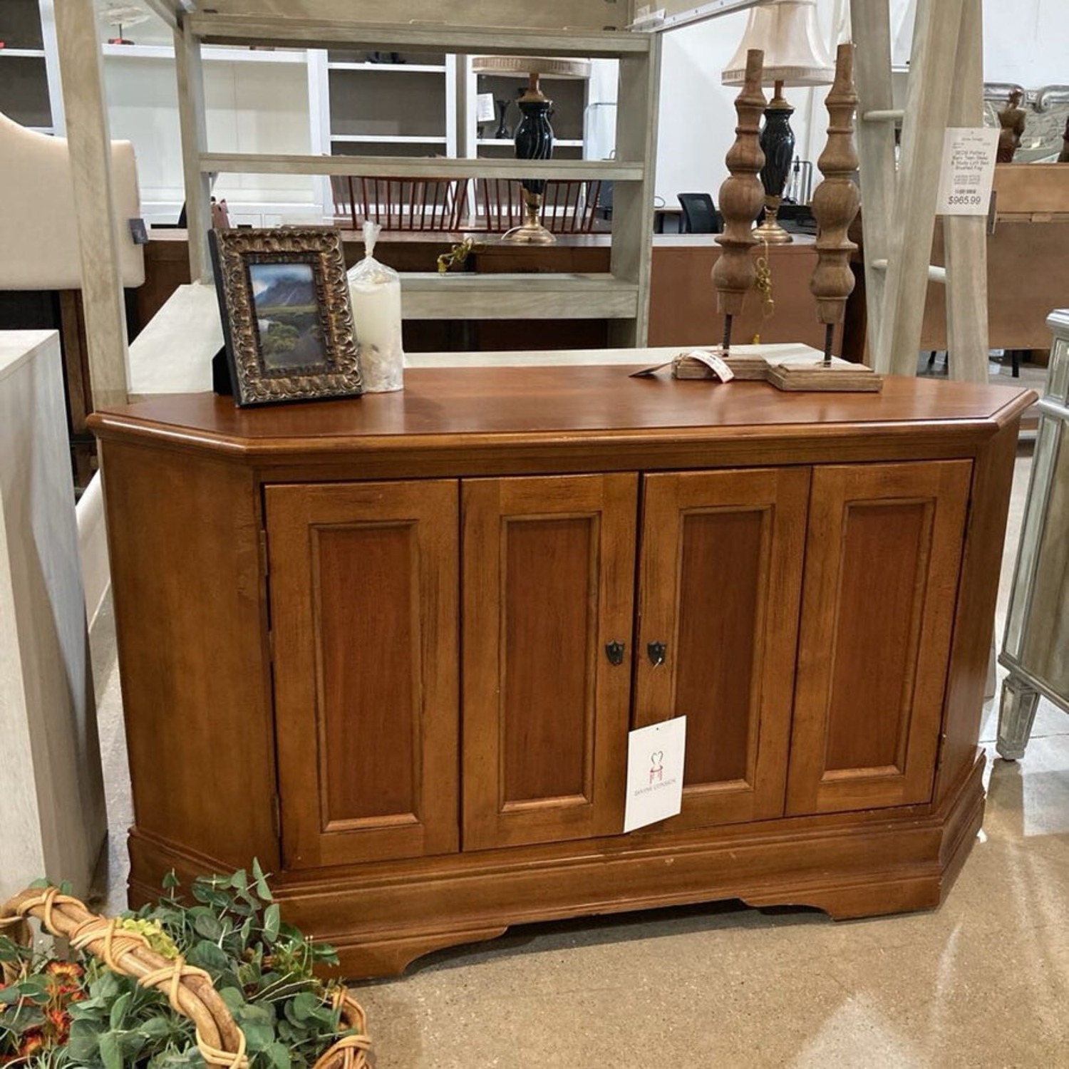 Hooker Furniture Wood Corner Stand Media Console - image-2