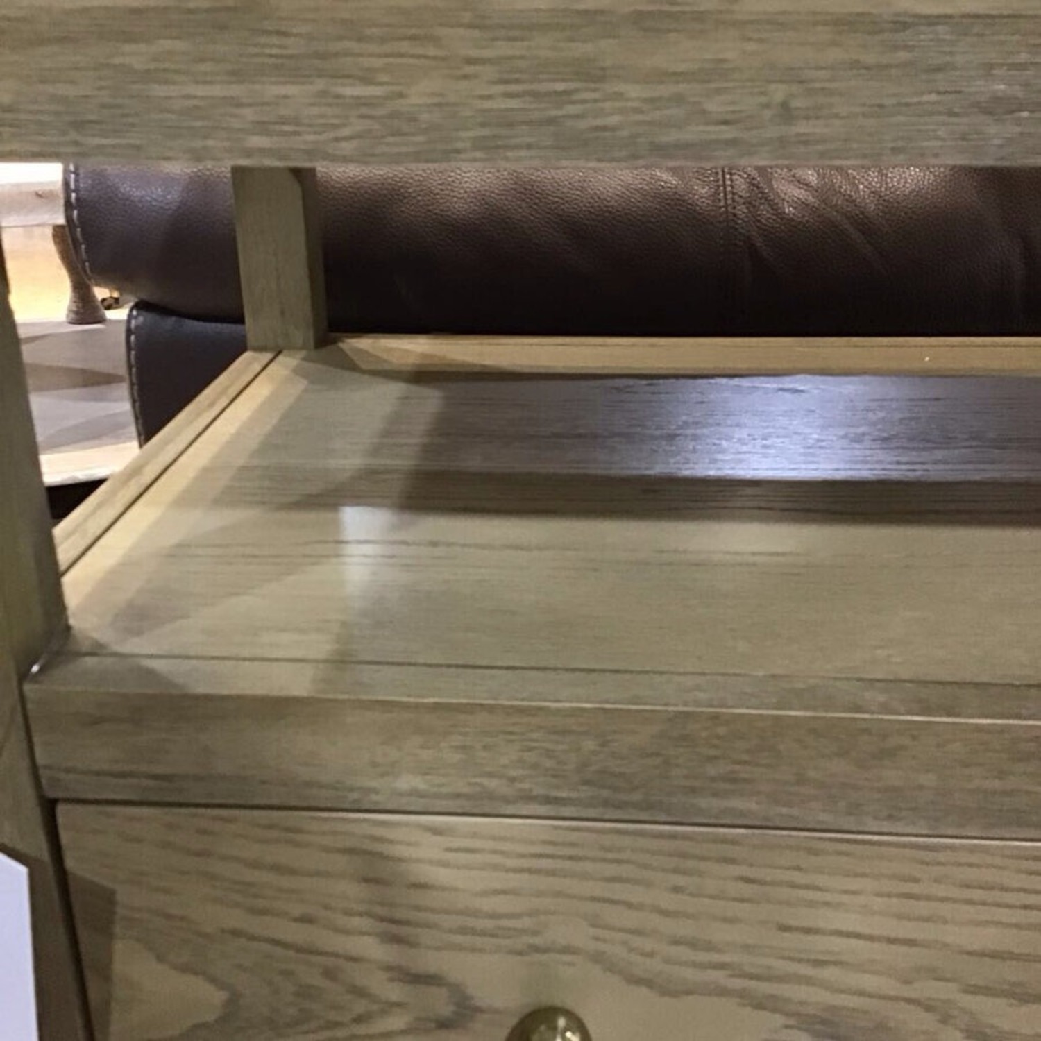 Celine 2-Drawer Nightstand Taupe/Gold - image-11