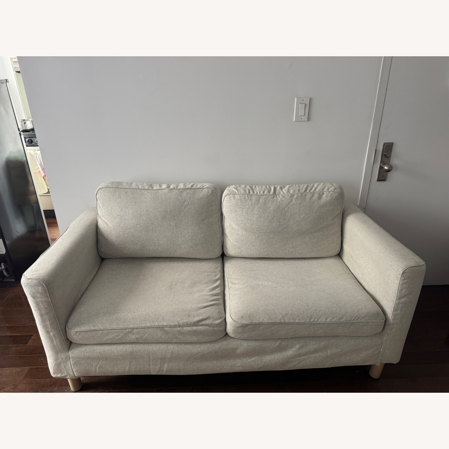 IKEA Parup Light Gray 2 Seater Sofa - image-1