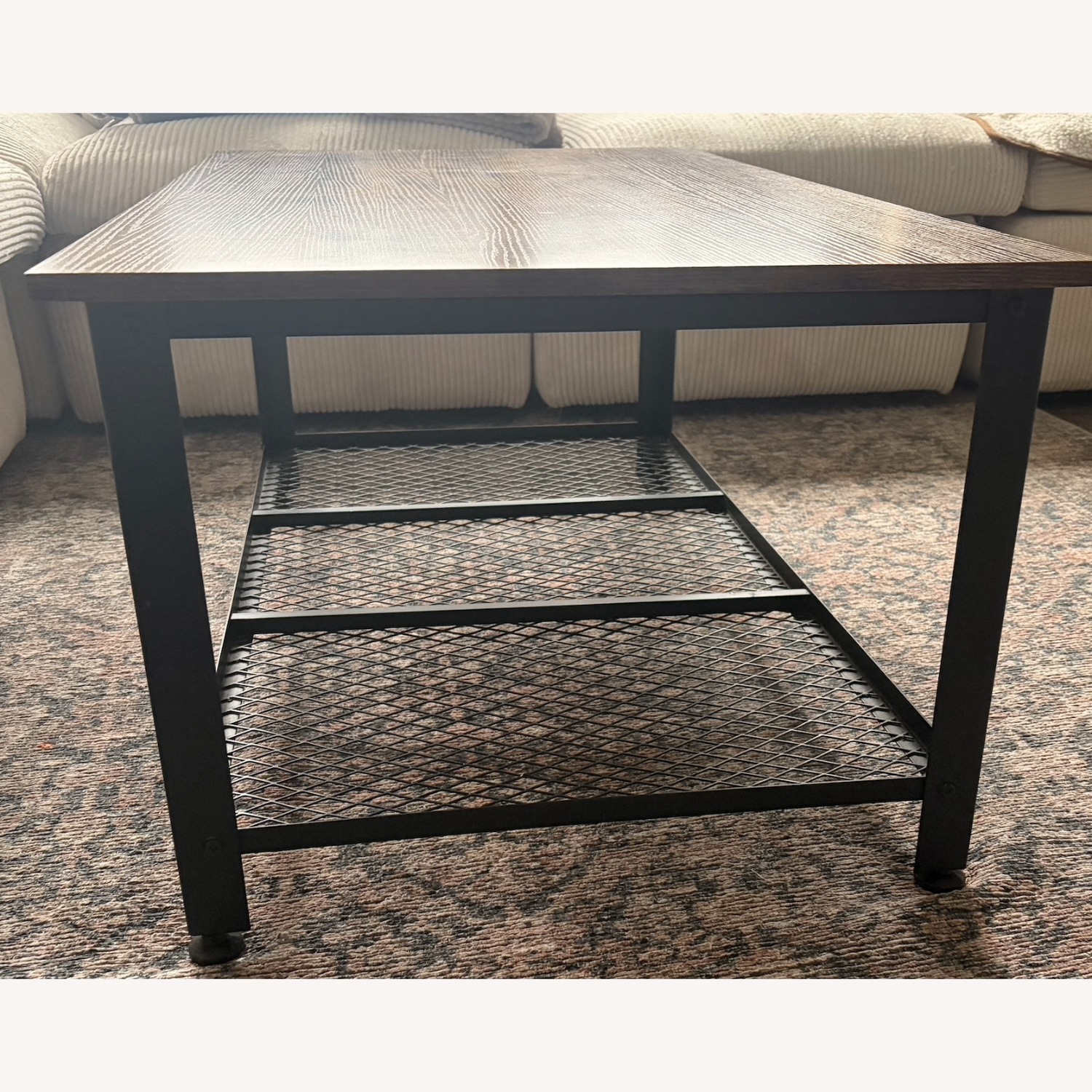 Amazon Dark Brown Wood Coffee Table - image-3