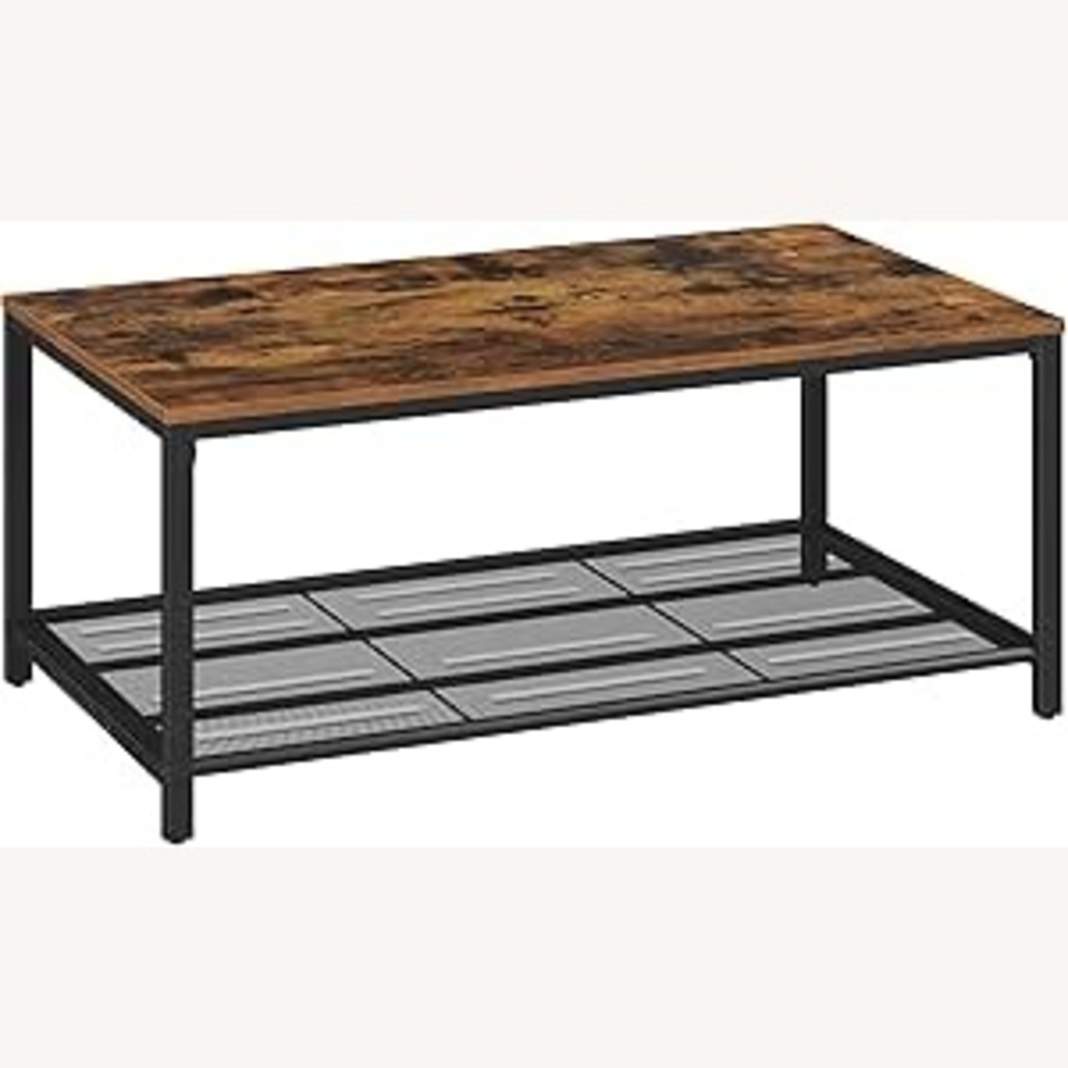 Amazon Dark Brown Wood Coffee Table - image-4