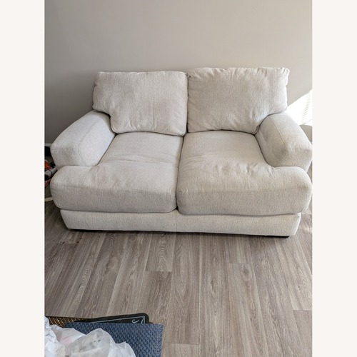 Used White 2 Seater Sofa for sale on AptDeco