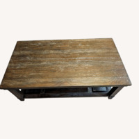 Dark Brown Wood Coffee Table