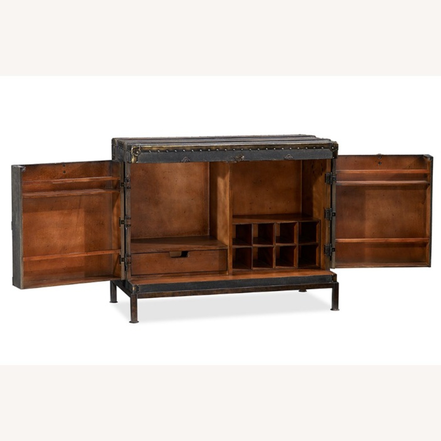 Pottery Barn Ludlow Trunk Bar Cabinet  - image-2