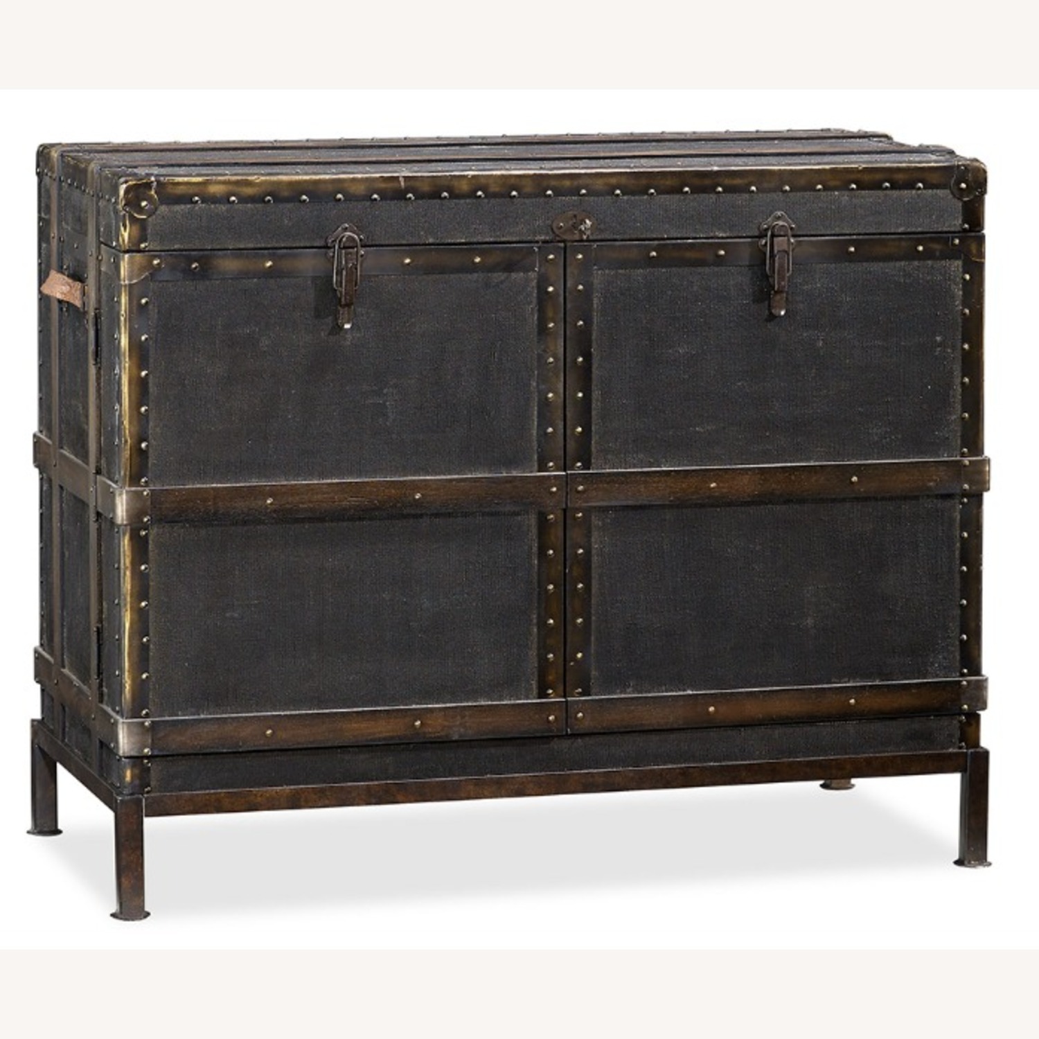 Pottery Barn Ludlow Trunk Bar Cabinet  - image-1
