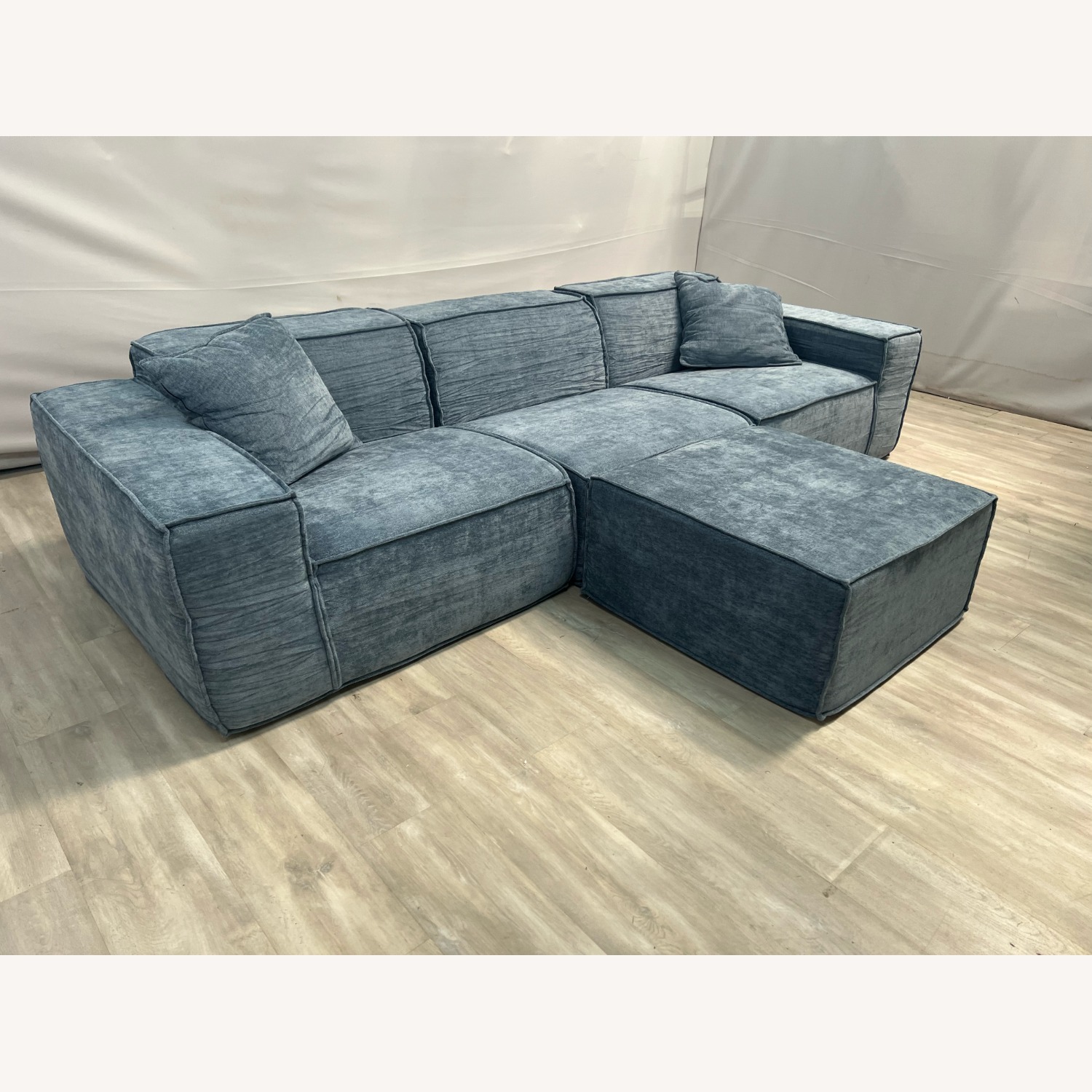 Rove Concepts Lab M1 Sofa Sectional and Ottoman - Blue - image-3