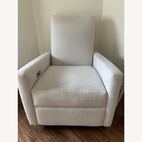 Used Pottery Barn Kids Phoenix Natural Fabric Recliner for sale on AptDeco