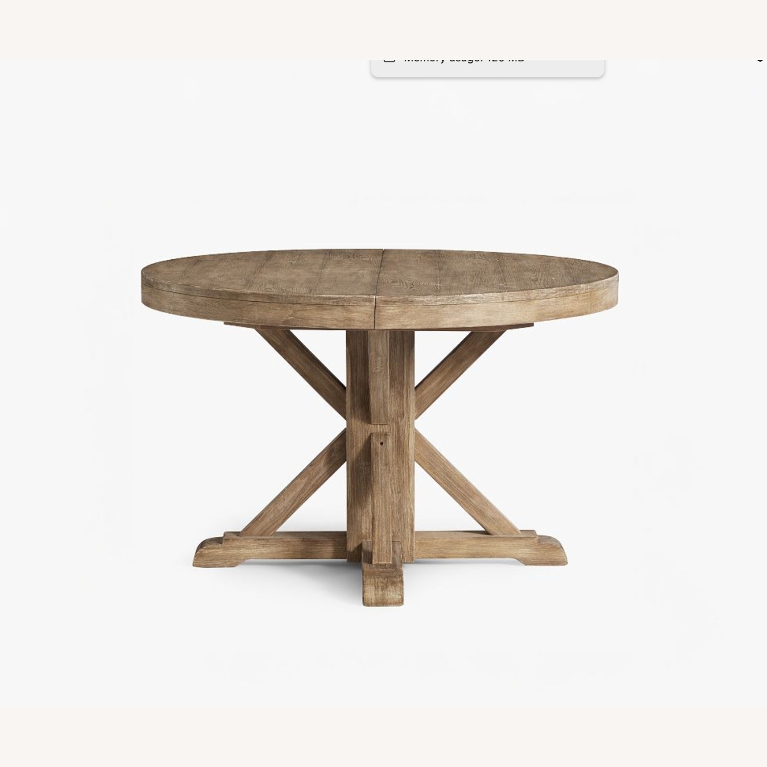 Pottery Barn Natural Wood Dining Table & 4 Chairs - image-1