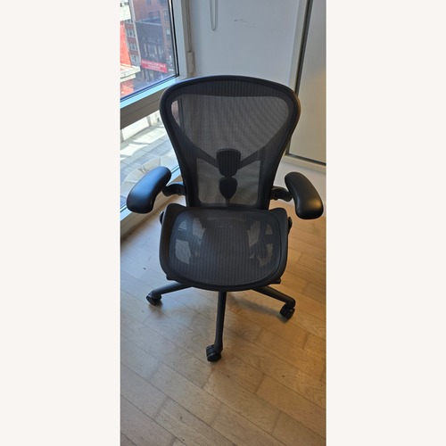 Used Herman Miller Aeron Dark Gray Office Chair for sale on AptDeco