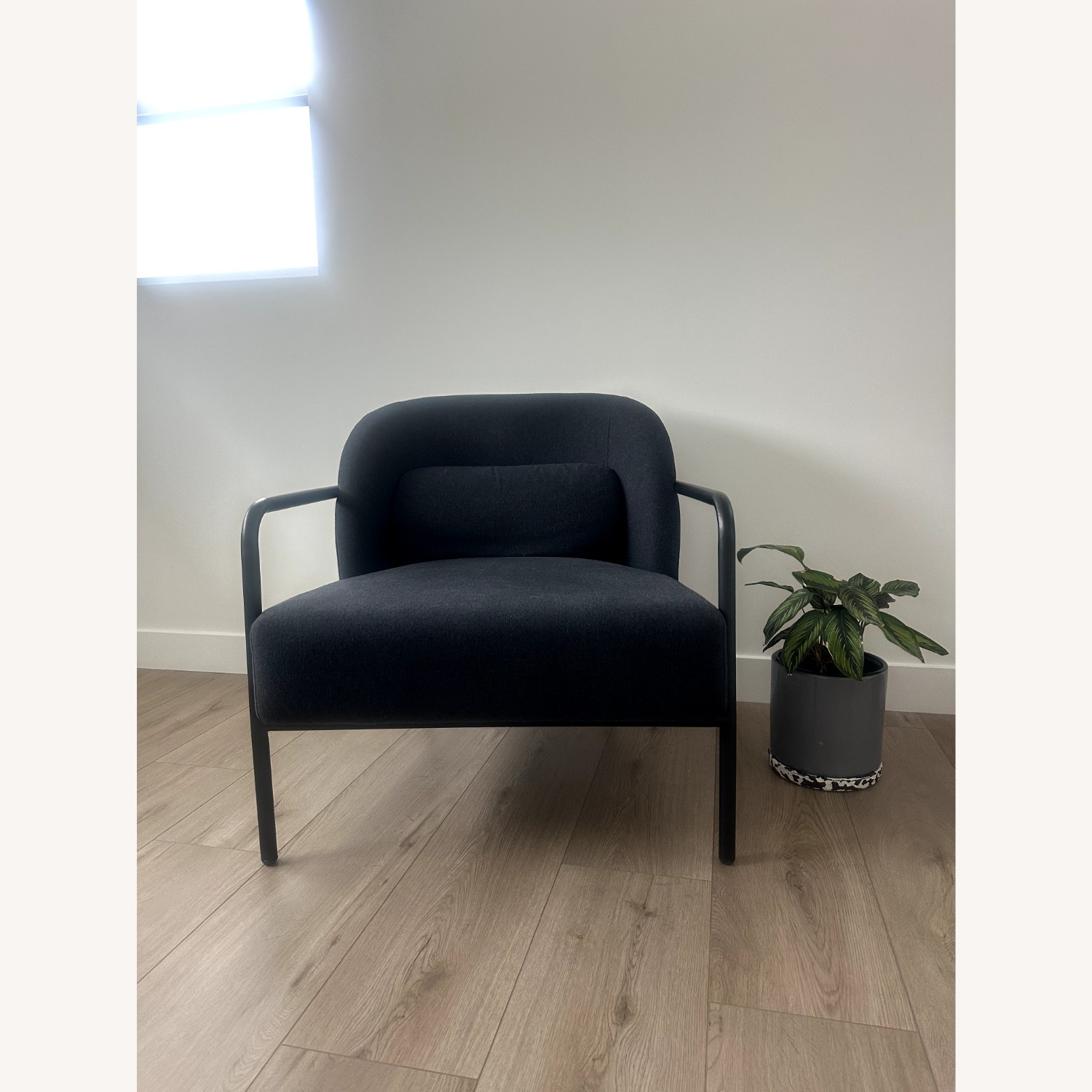 Circa Navy Performance Fabric Armchair - image-2