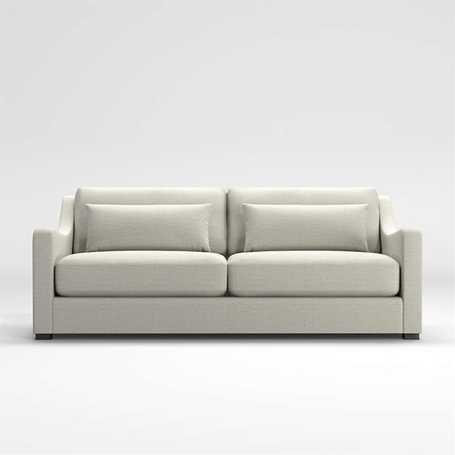 Crate & Barrel Verano 2 Seater Sofa with Ottoman - image-1
