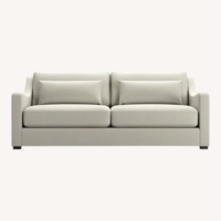 Crate & Barrel Verano 2 Seater Sofa with Ottoman