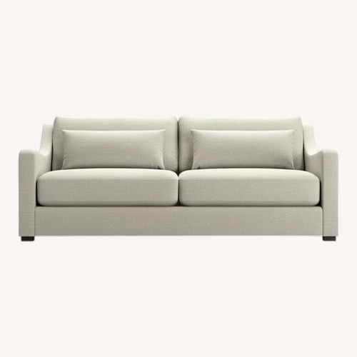 Used Crate & Barrel Verano 2 Seater Sofa with Ottoman for sale on AptDeco