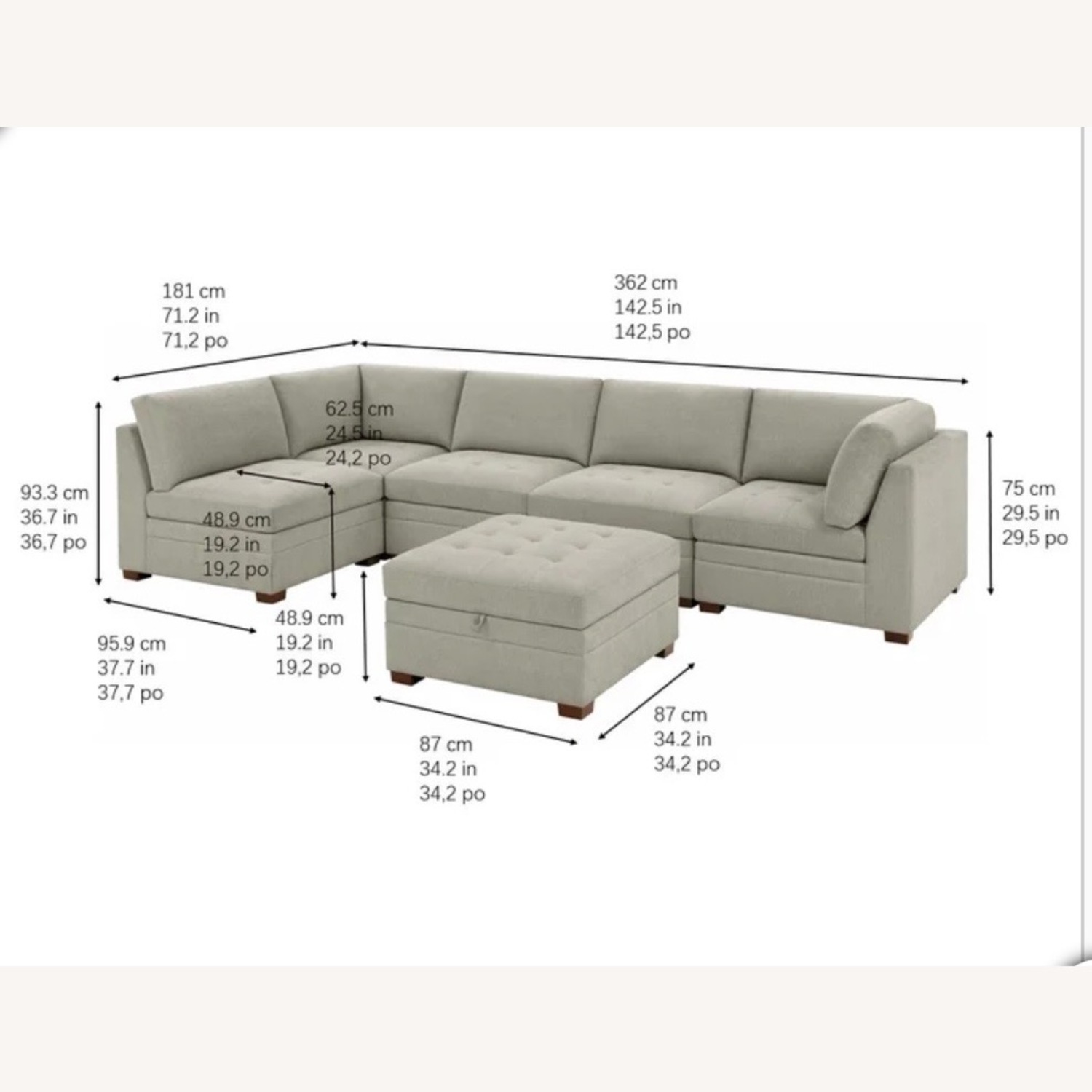 Thomasville Furniture Industries 3+ Piece Sectional - image-2