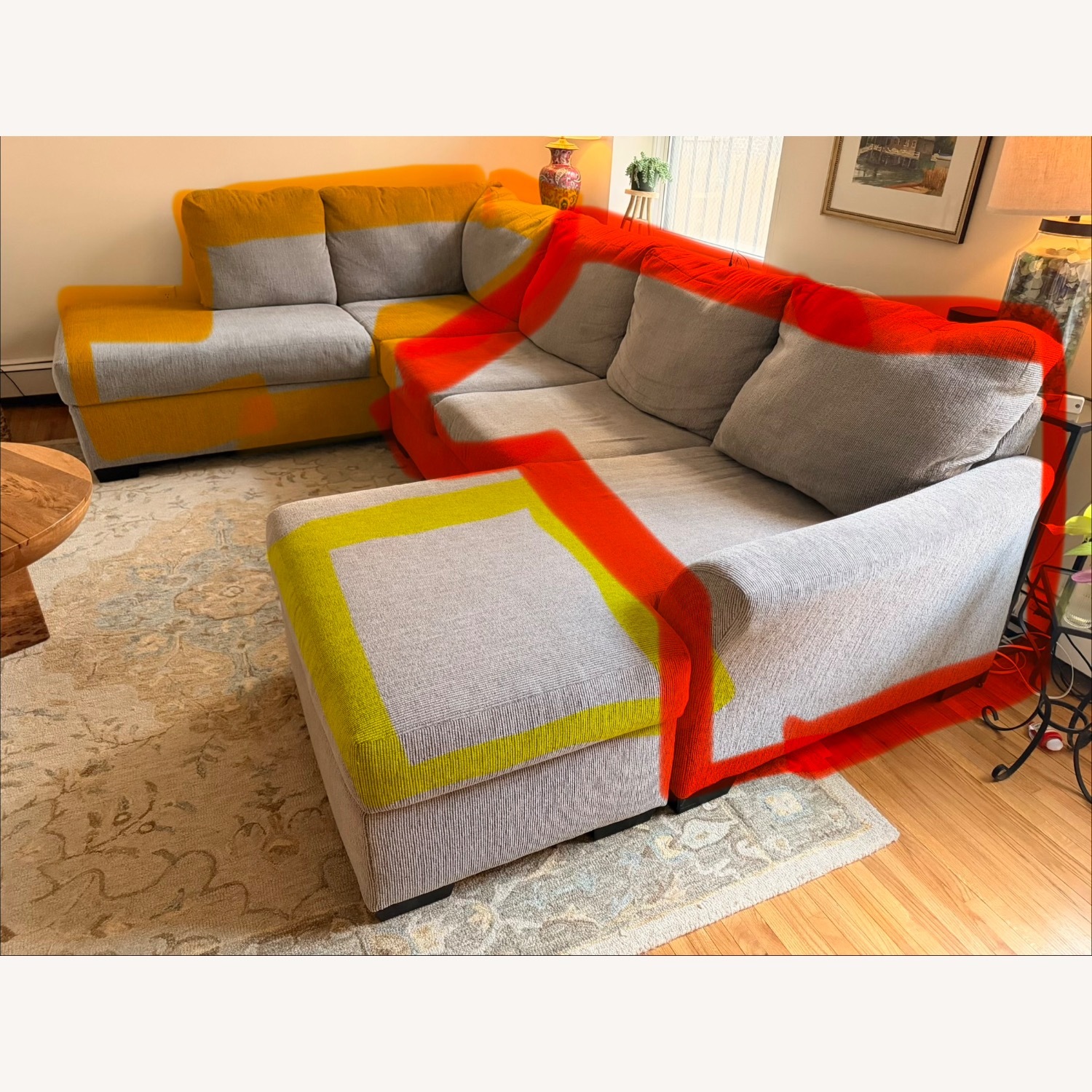 Broyhill Furniture Parkdale Dove Light Gray 3+ Seater Sofa - image-6