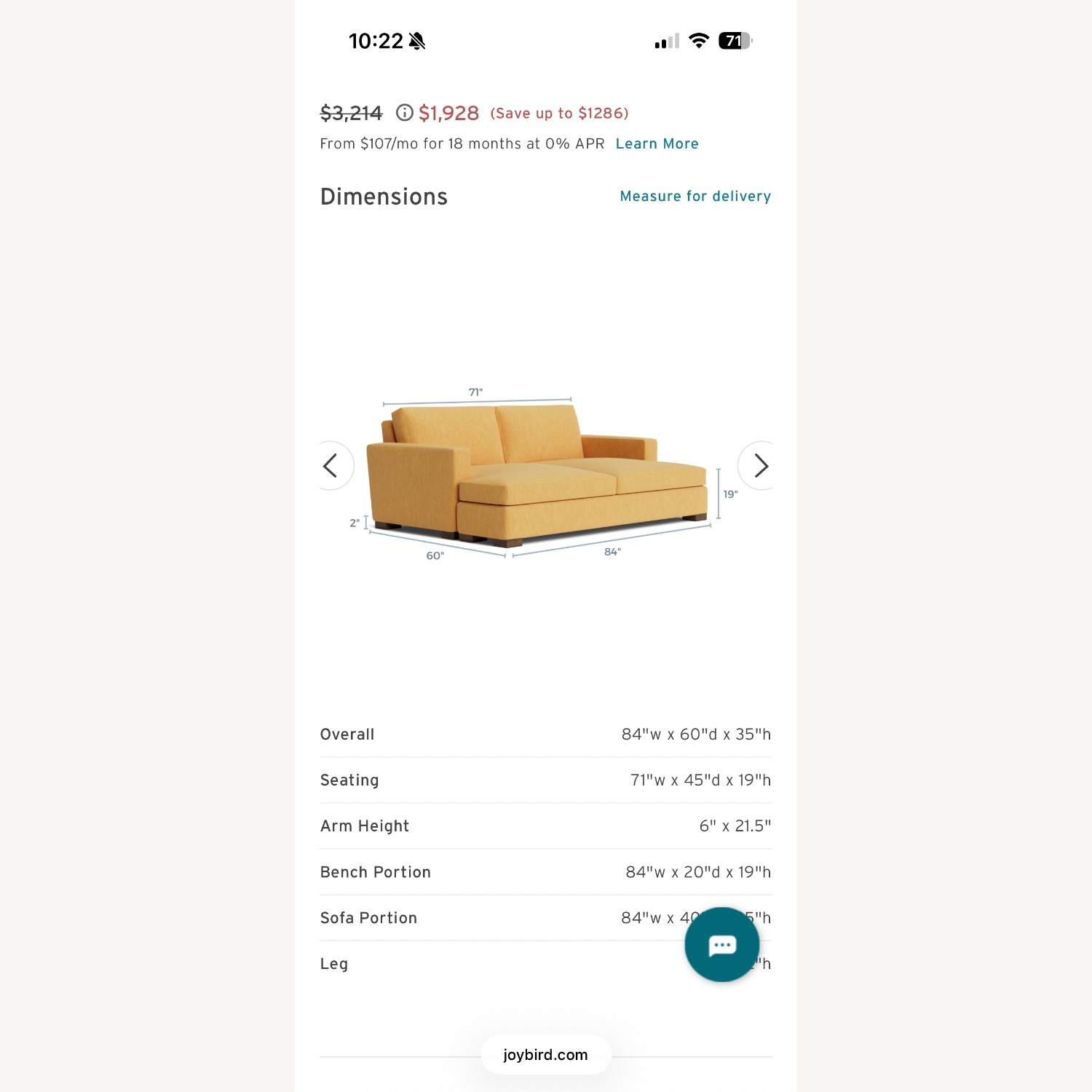 Joybird Anton Daybed Green Velvet Couch - image-5