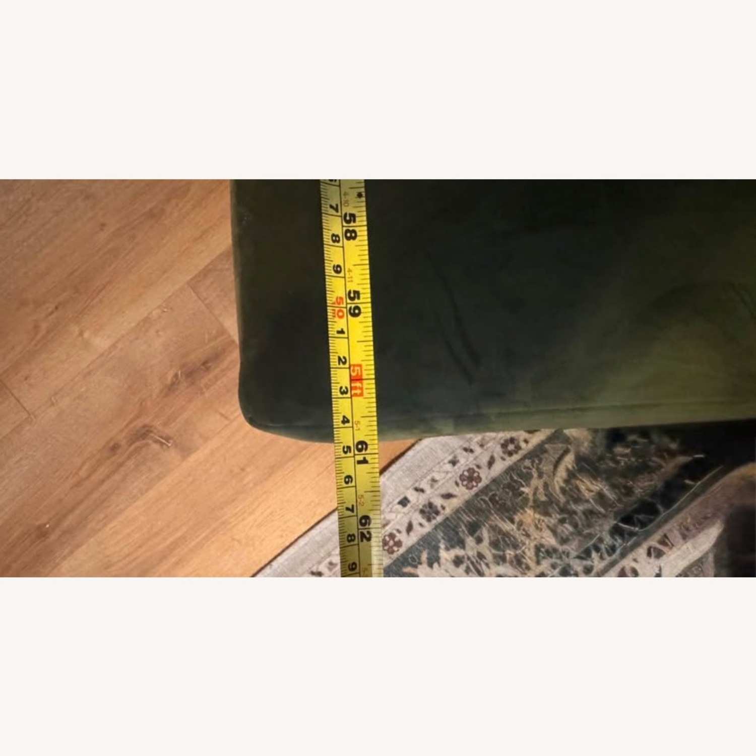 Joybird Anton Daybed Green Velvet Couch - image-4