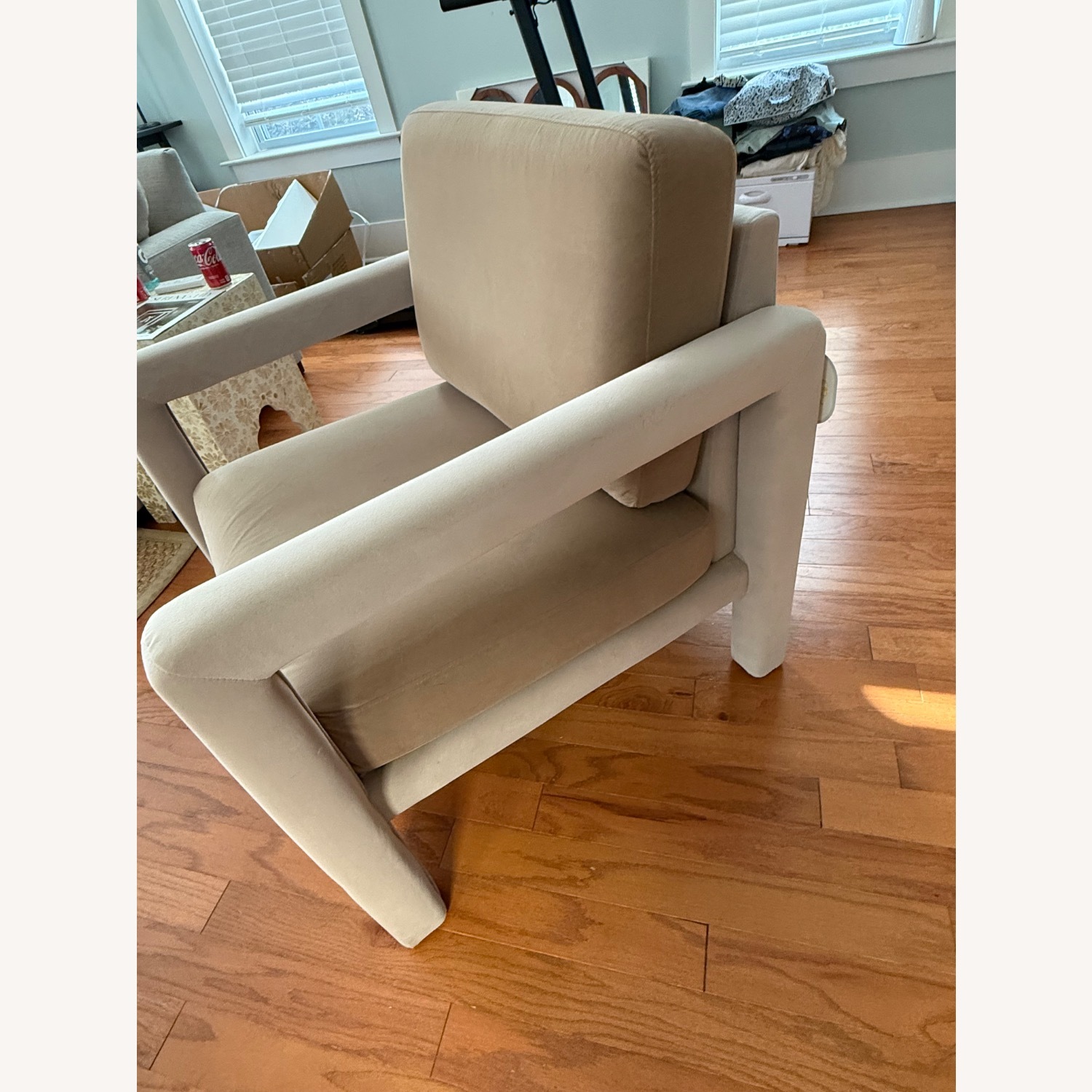 Studio McGee Taupe Sculptural Accent Chair - image-2