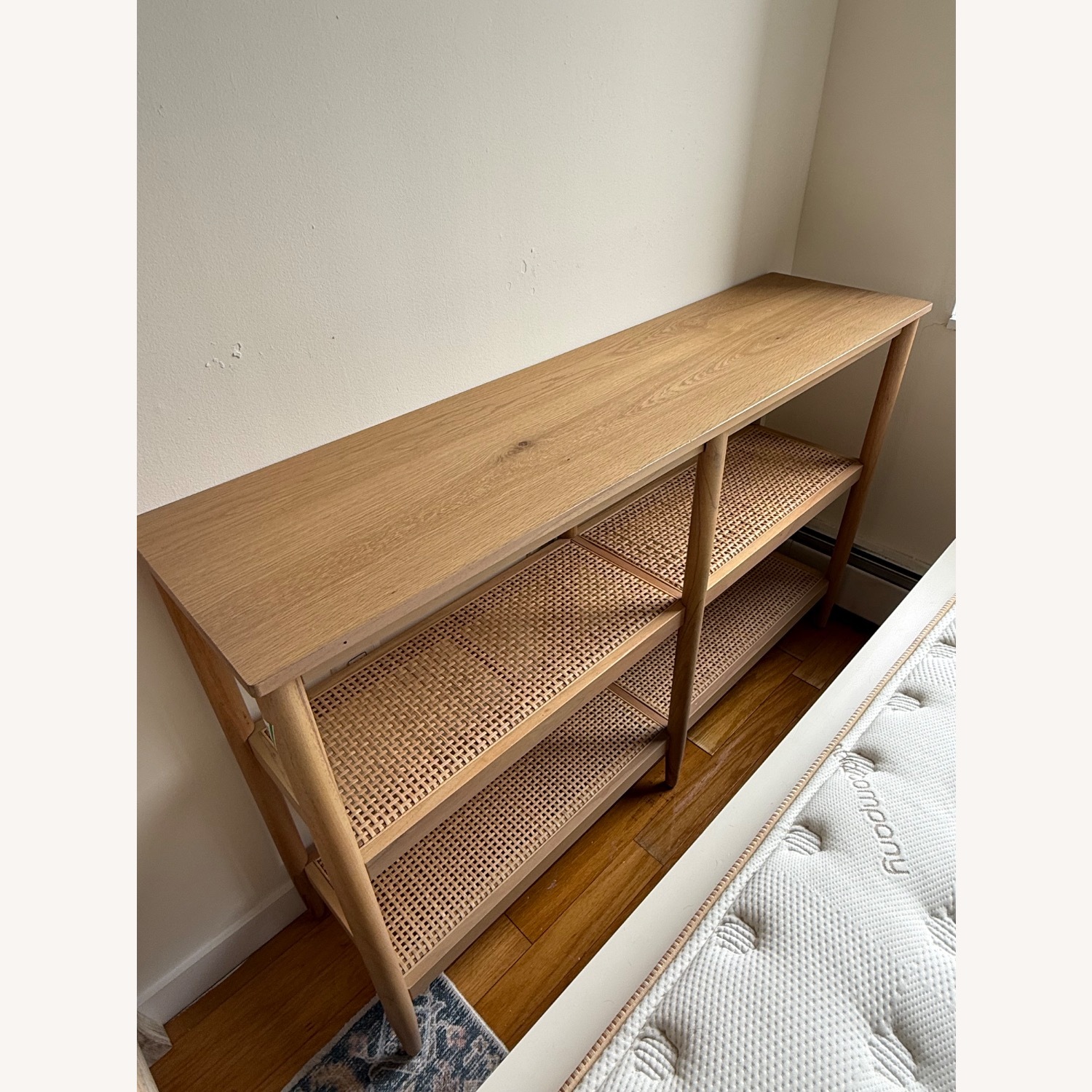 Magnolia Hearth & Hand Wood & Cane Bookcase - image-2