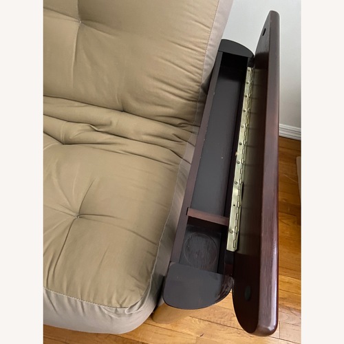 Used Mahogany Futon for sale on AptDeco