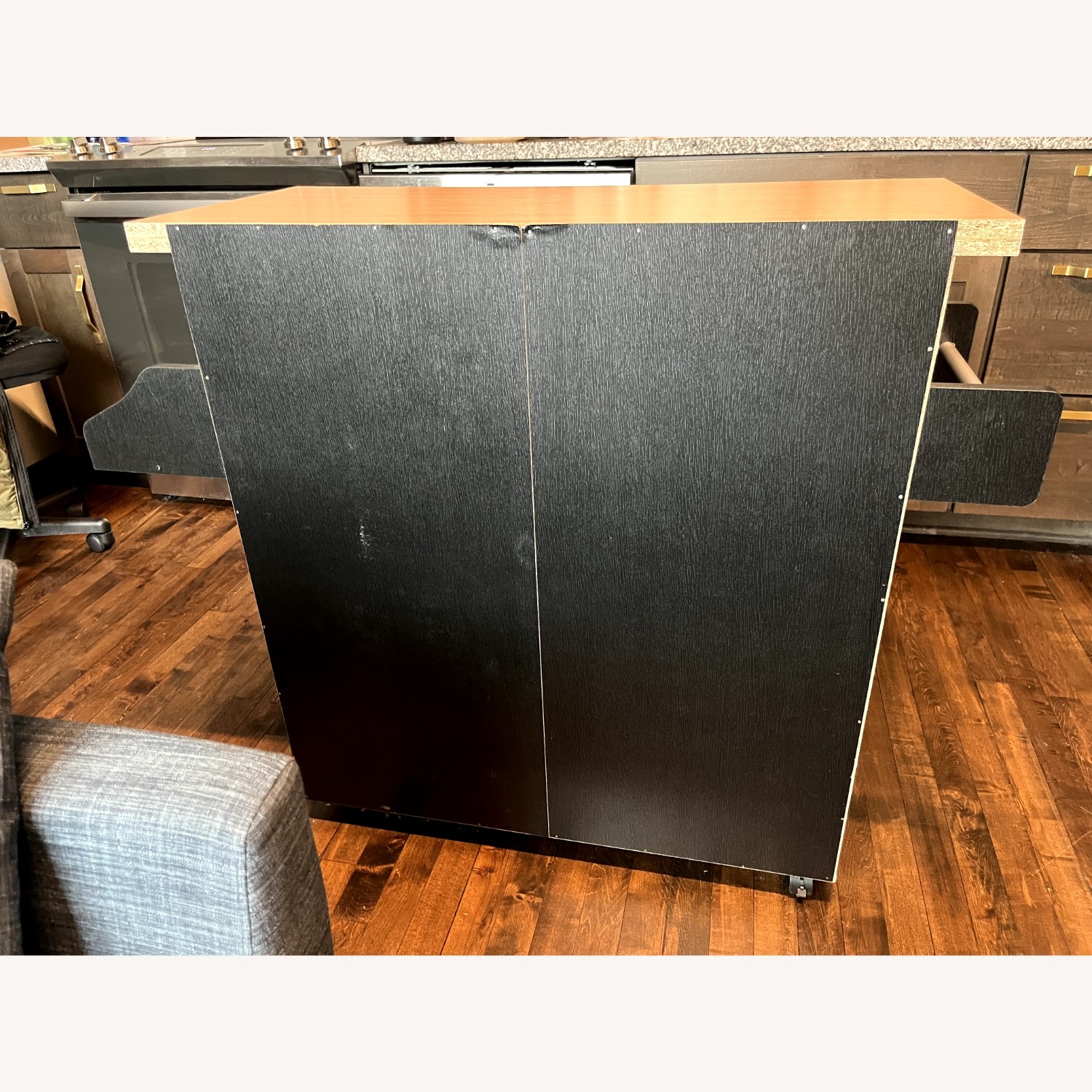 Wayfair Black Wood Bar Cart - image-4