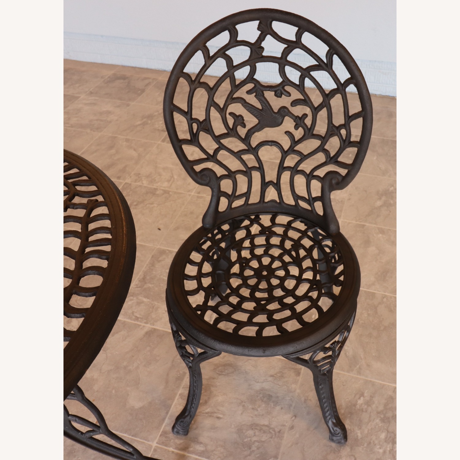 Vintage/Antique Black Patio Furniture - image-3
