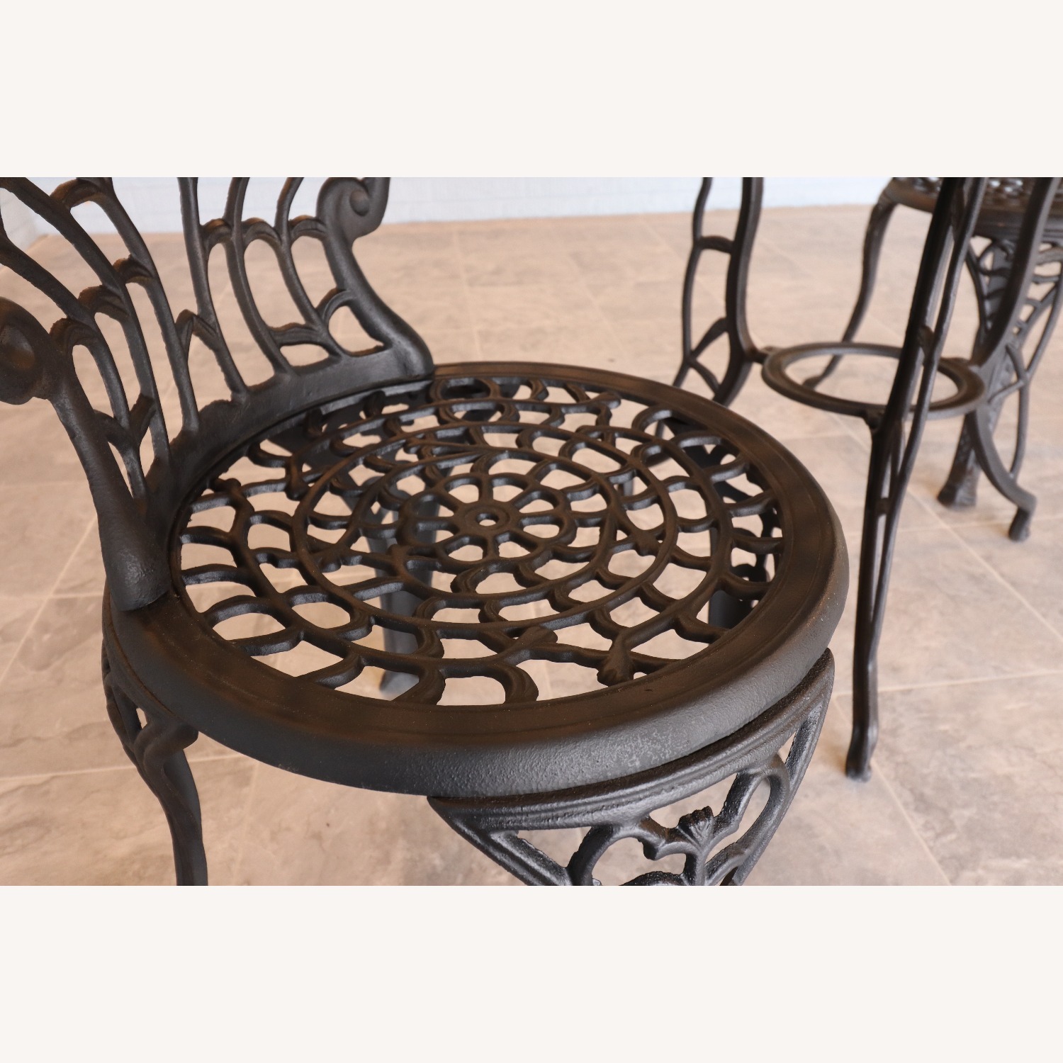 Vintage/Antique Black Patio Furniture - image-5