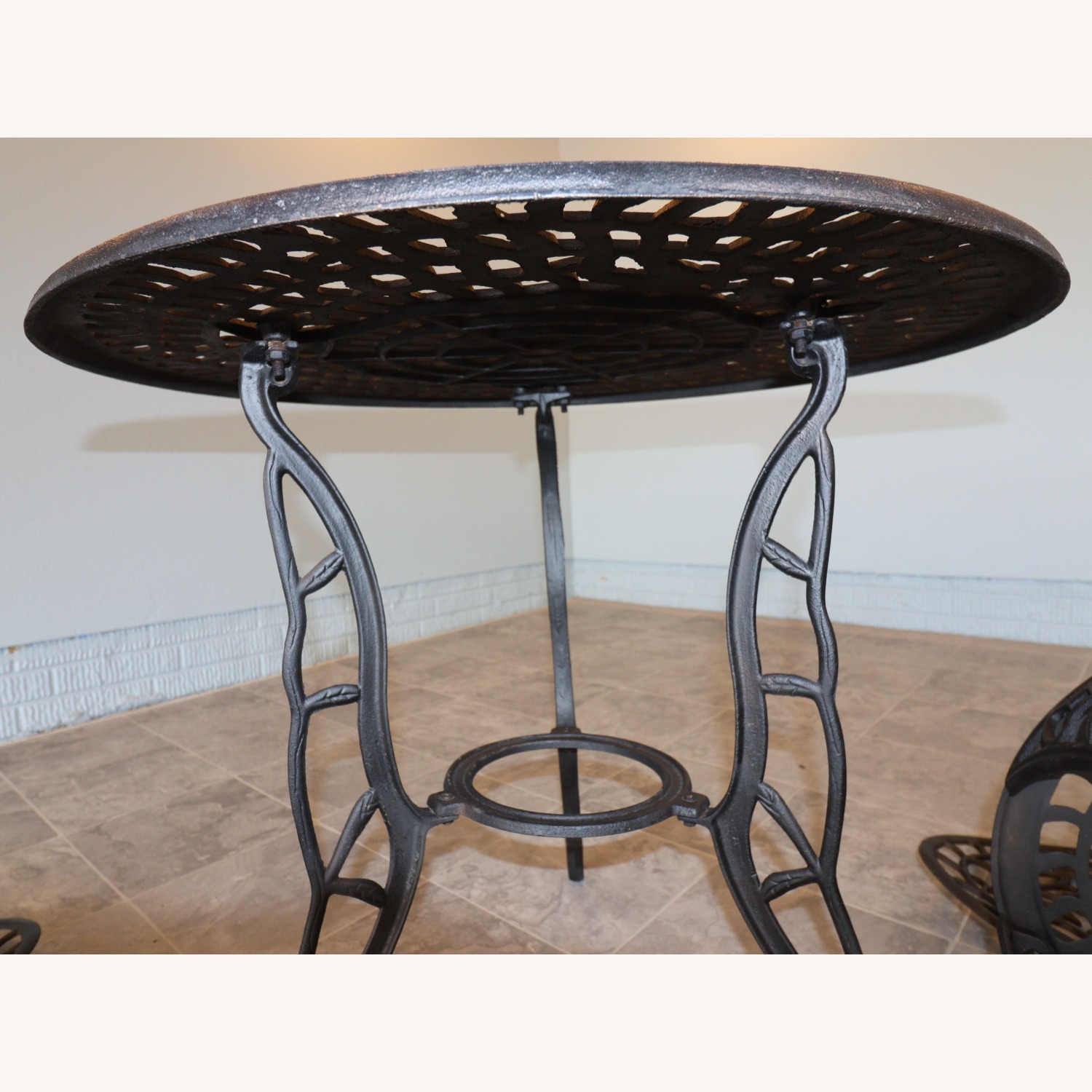 Vintage/Antique Black Patio Furniture - image-16