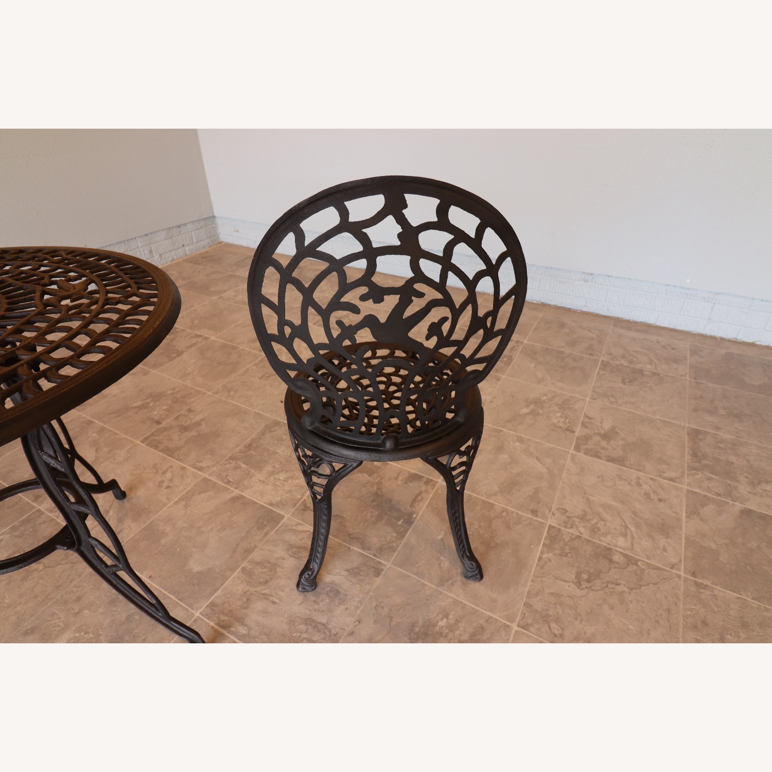 Vintage/Antique Black Patio Furniture - image-12