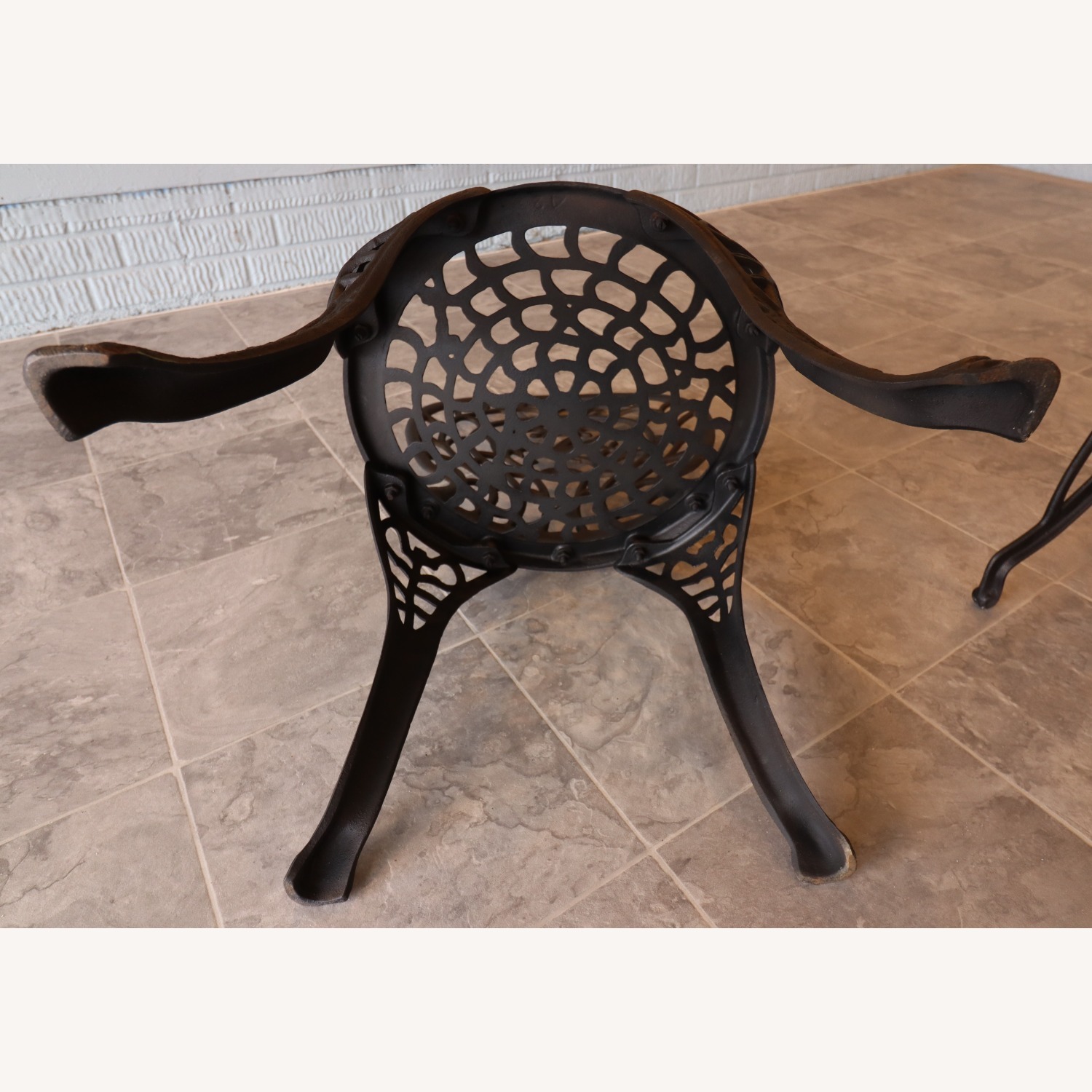 Vintage/Antique Black Patio Furniture - image-15