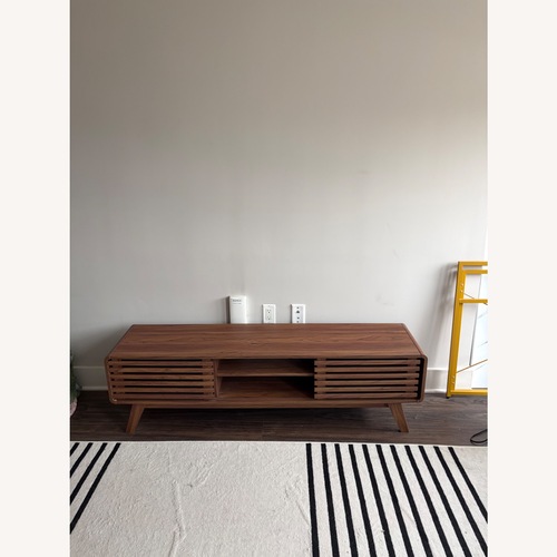 Used Wayfair Mid Century Modern TV Console up to 65in for sale on AptDeco