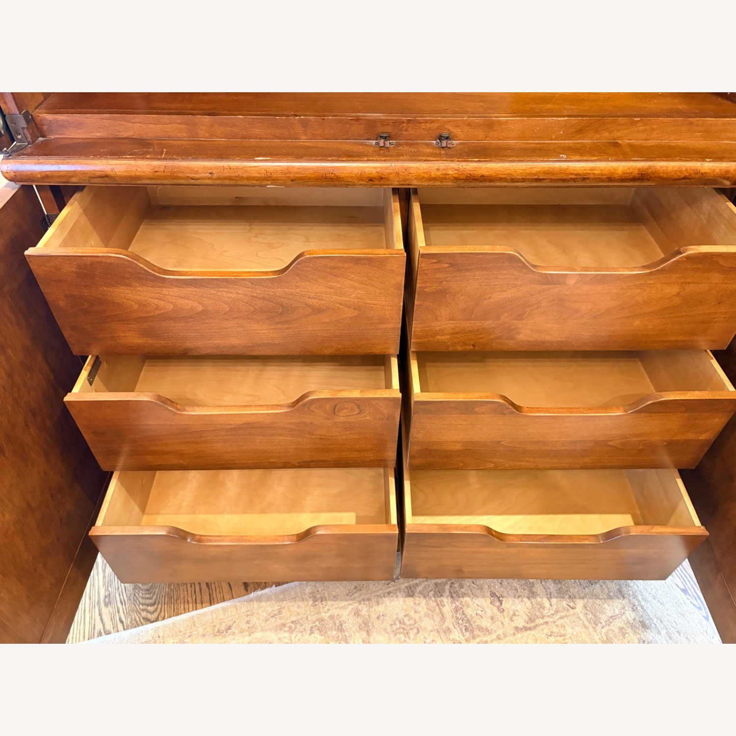 Century Furniture Casa Collection Wood Armoire - image-5