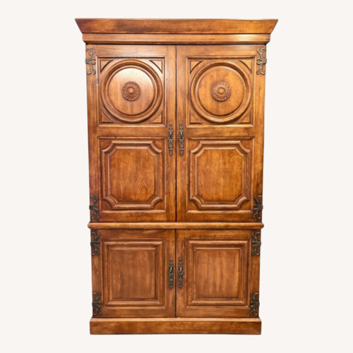 Used Century Furniture Casa Collection Wood Armoire for sale on AptDeco